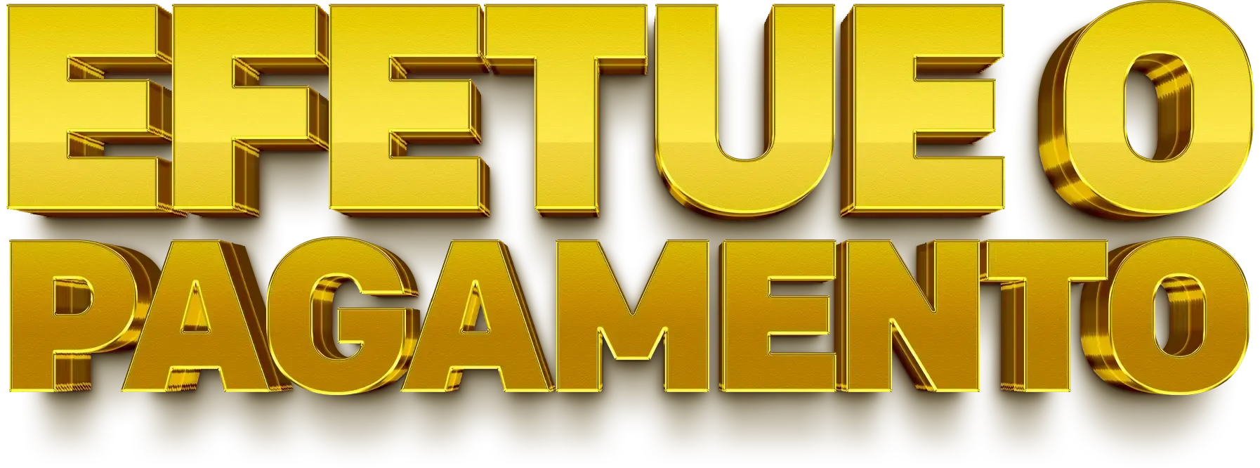 Efetue o pagamento